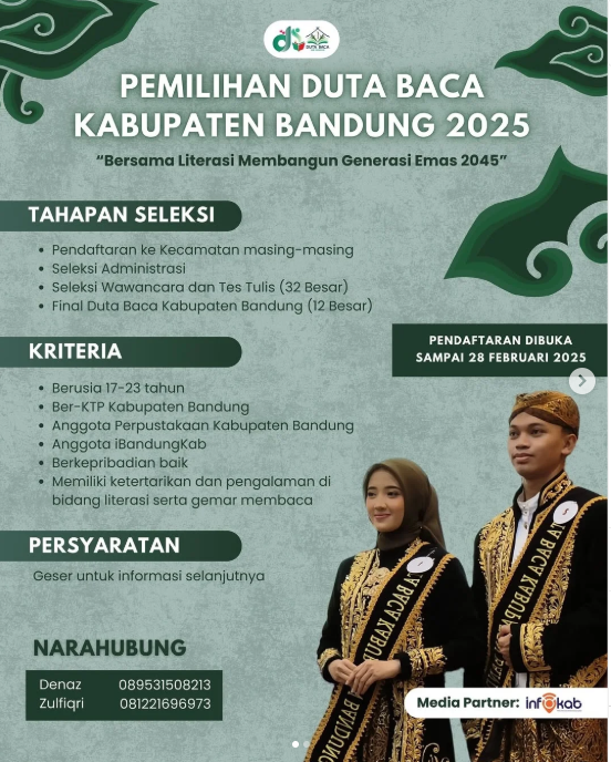 pemilihan-duta-baca-remaja-kab-bandung-2025